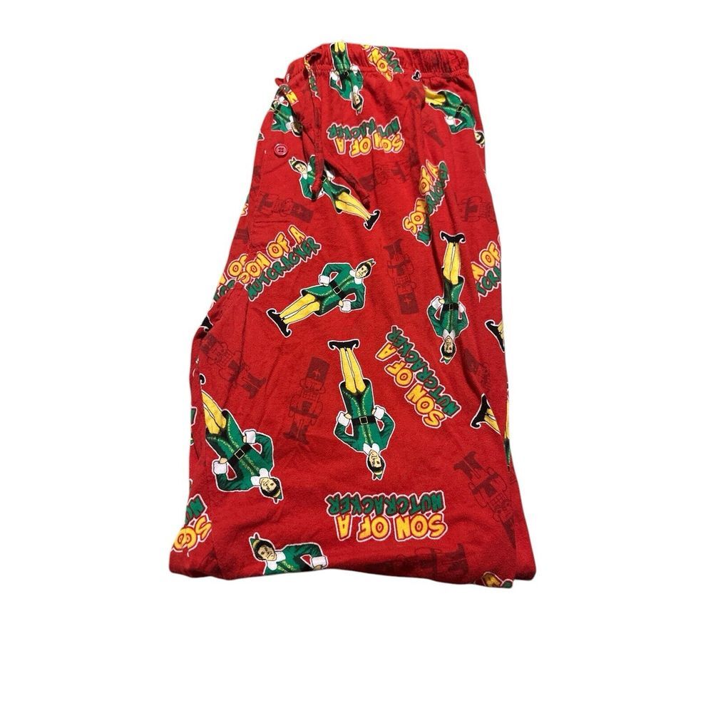 Buddy The Elf Pajama Pants Son‎ Of A Nutcracker Red Christmas Pjs Size Xl